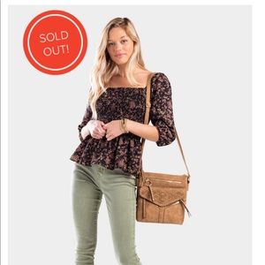 Floral Smocked Blouse